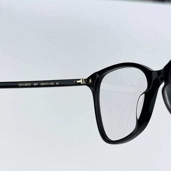 Gucci GG1360O 001 Eyeglasses Black Square Women - Picture 11 of 12